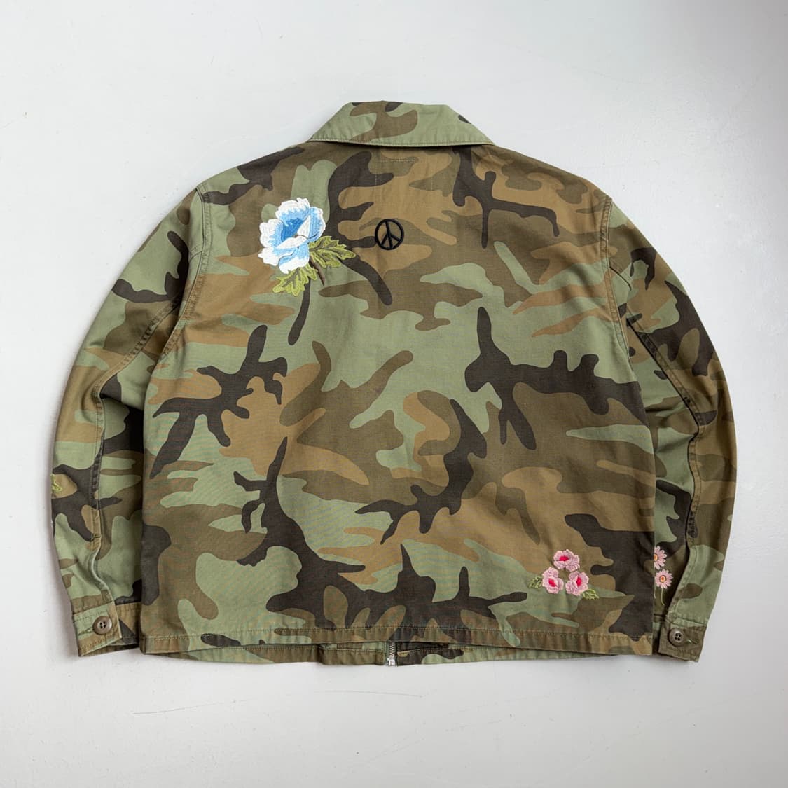 리바이스 카모 자수 워크 집업 자켓 상품이미지3