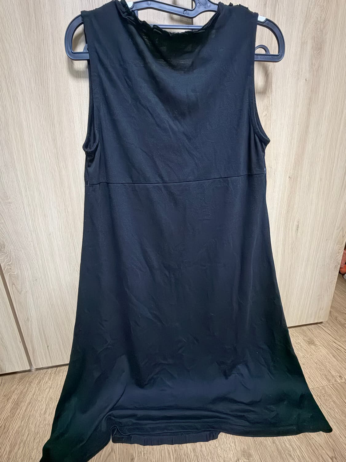 플리츠 레이어드 민소매 슬리브리스 미디원피스 모리걸 하구미 스즈코 상품이미지3