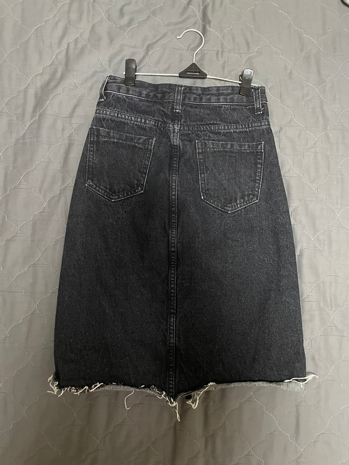 흑청 미디스커트 상품이미지2