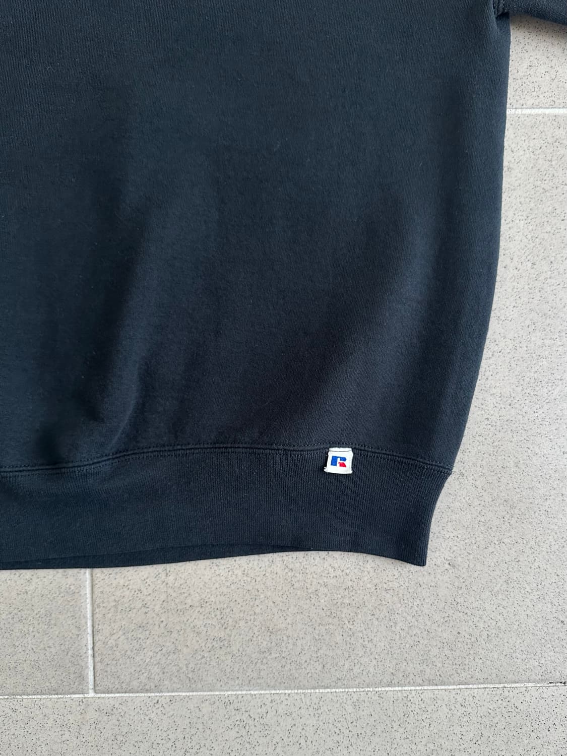 90s 빈티지 러셀 스웻셔츠 블랙 L USA 상품이미지3