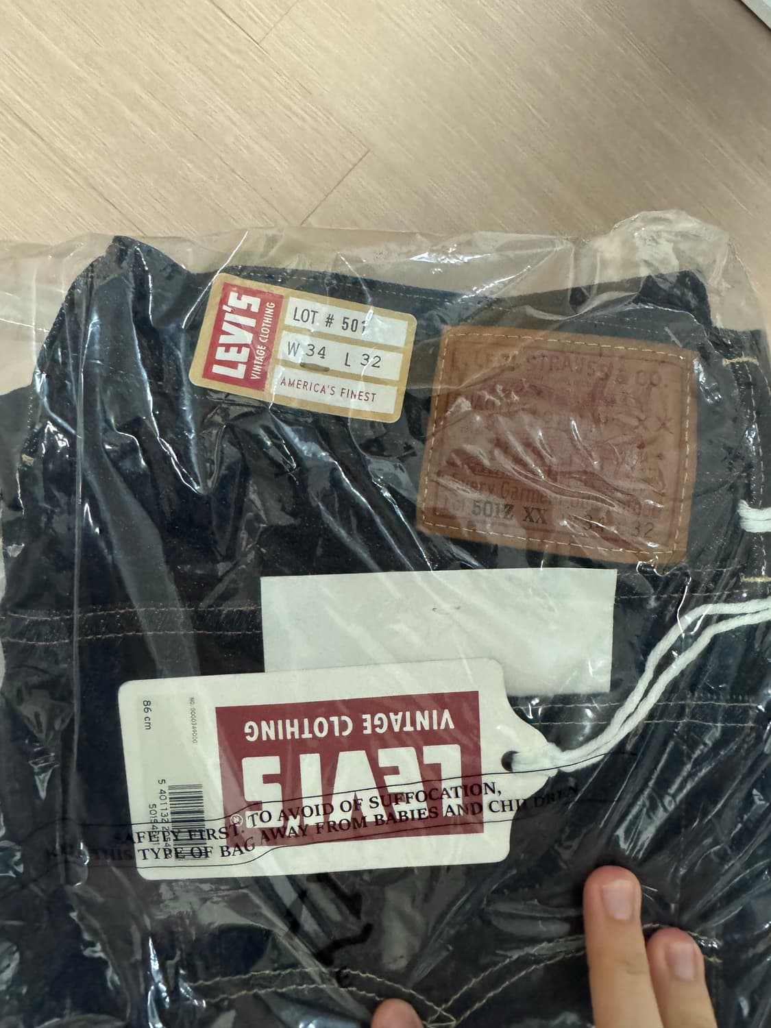 LVC 1954 501 진 RINSE_50154-0111 34 새상품 상품이미지1