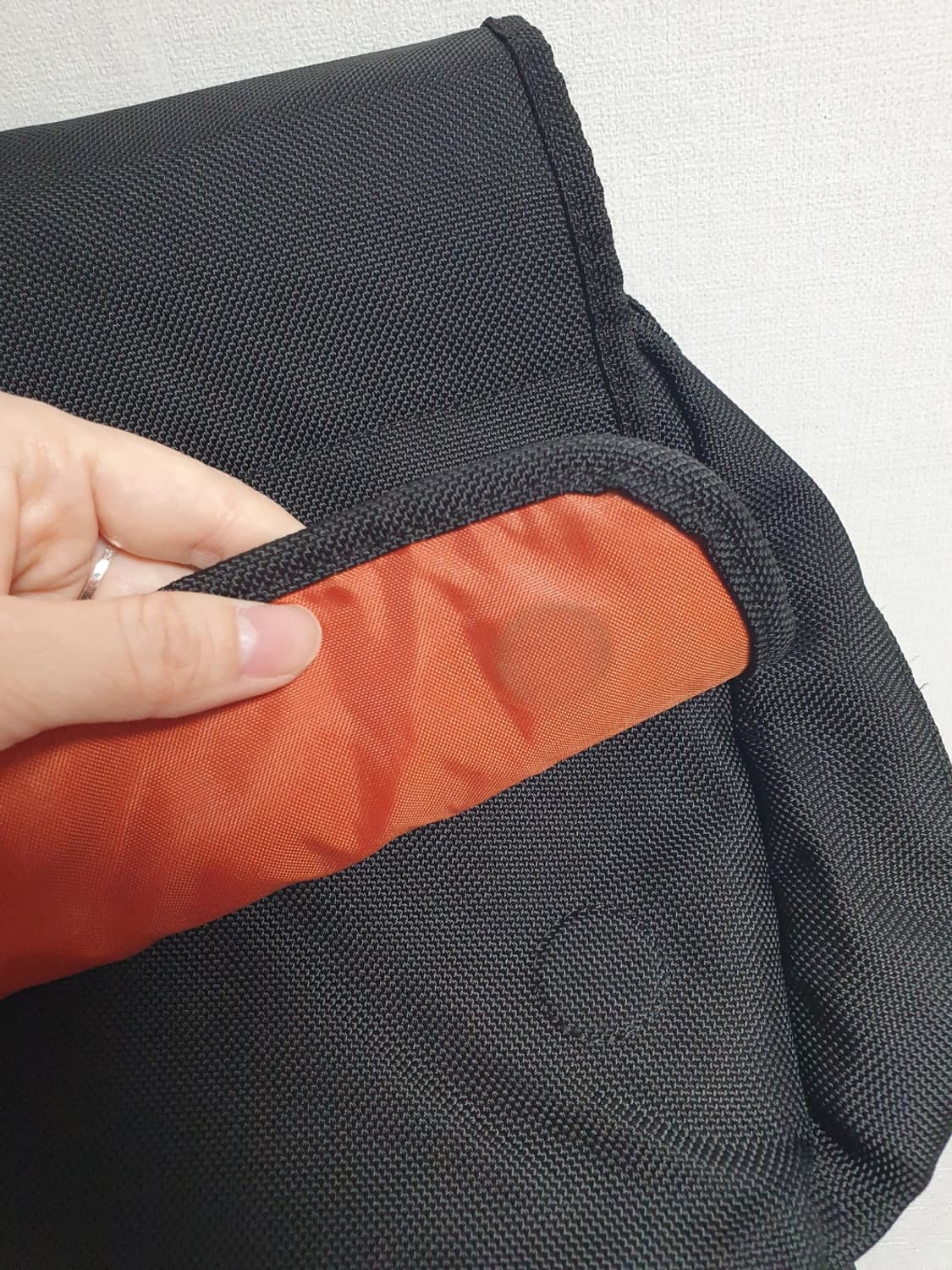 무료배송 캉골 백팩 커버 노트북백팩 블랙 앤 오렌지 상품이미지7