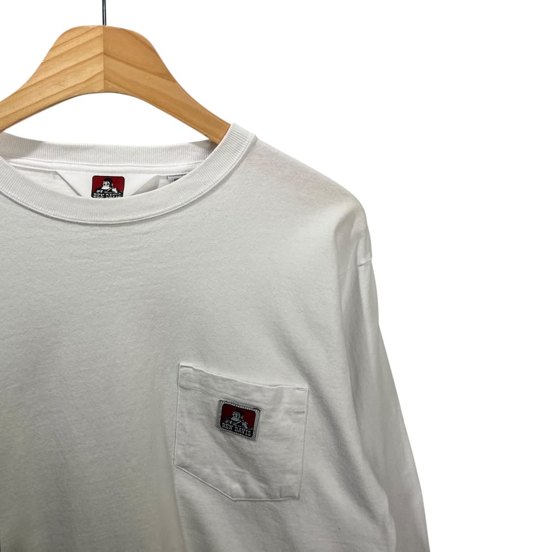 벤 데이비스 포켓 화이트 롱 슬리브 상품이미지3