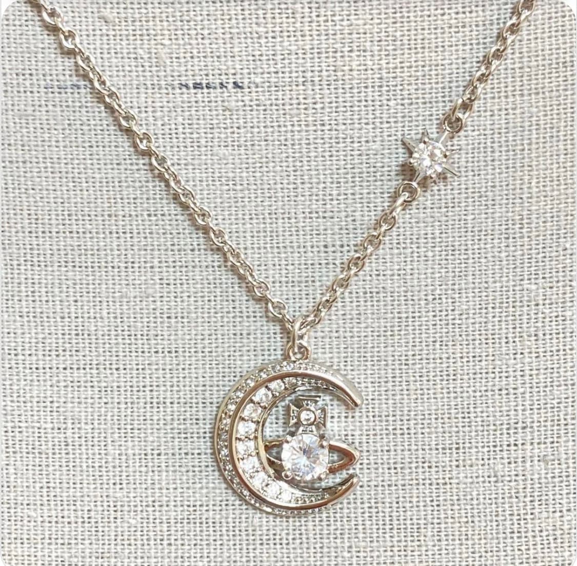 비비안웨스트우드 도리나 별과 달 목걸이 상품이미지6