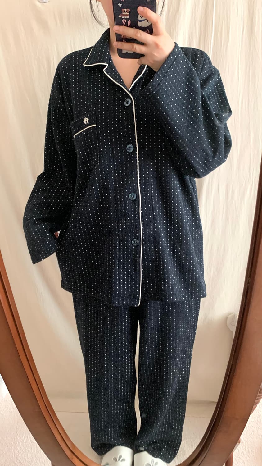 행텐 도트 파자마 상품이미지4