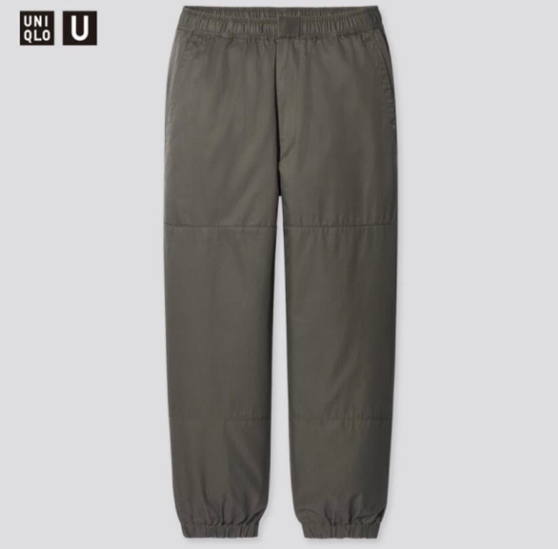 S ) 유니클로 U 르메르 와이드핏 조거 워크 팬츠 - 블랙 / 올리브 상품이미지2