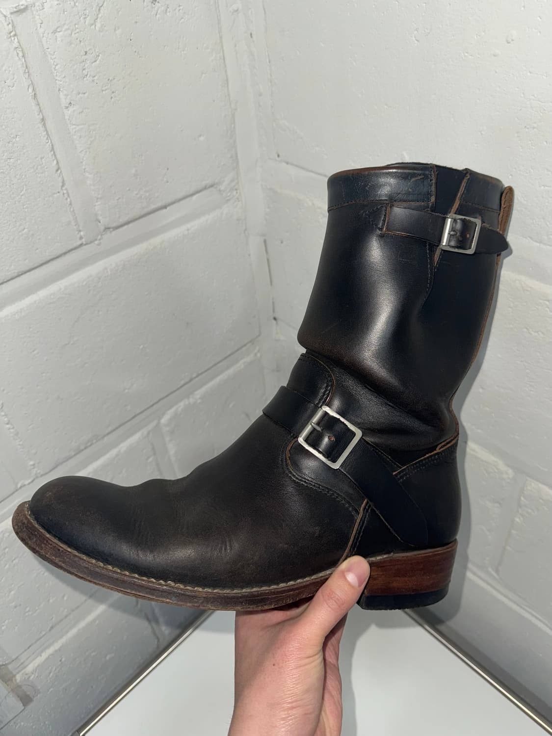 9D) 줄리안 오일드 풀그레인 차심 엔지니어부츠 Julian Boots 상품이미지4