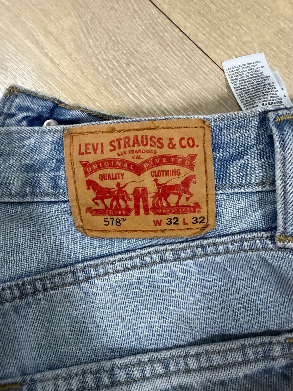 리바이스 578 데님 팬츠 상품이미지3