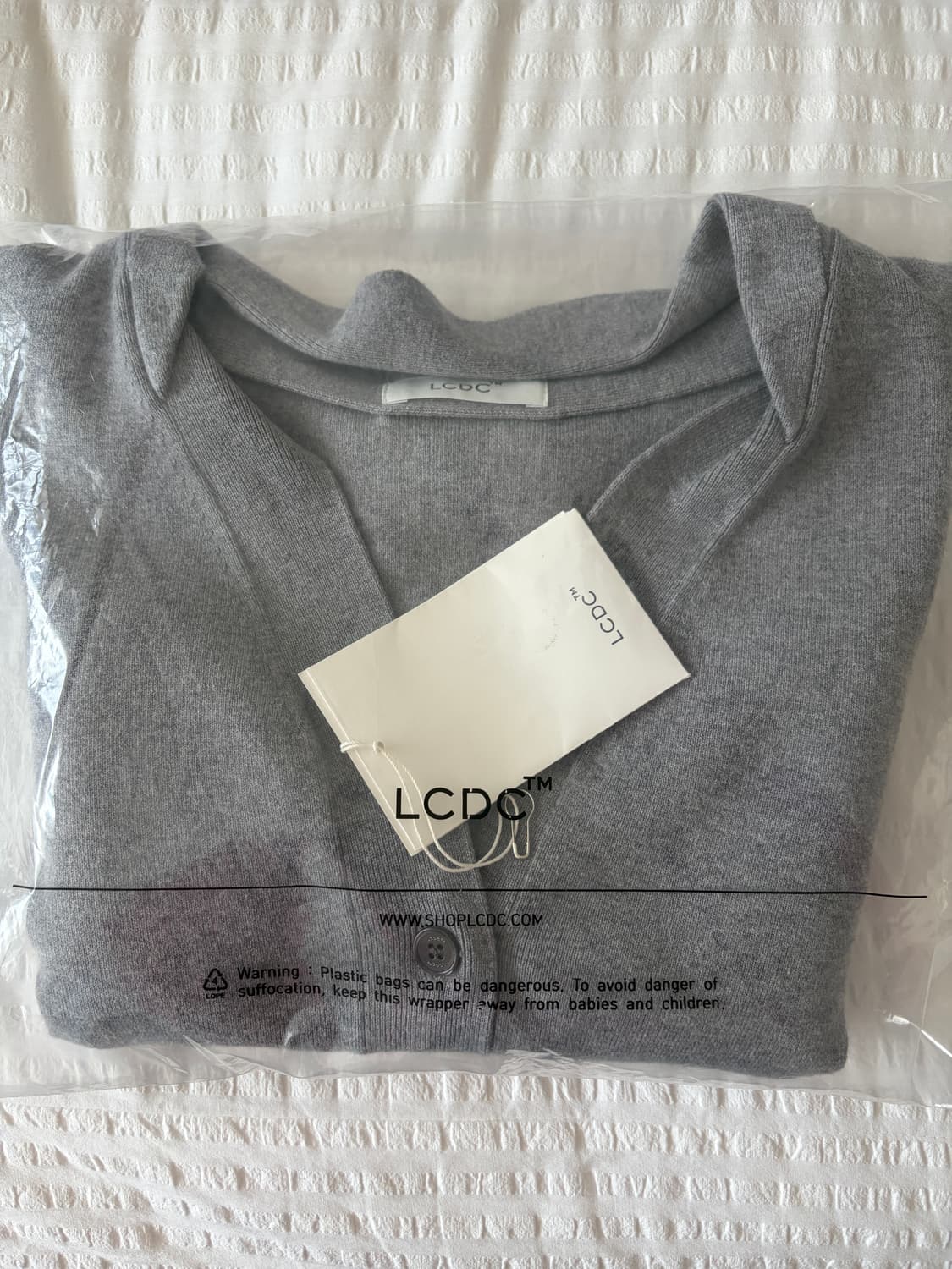 Lcdc 트위스트 가디건 (1회 착용) 상품이미지4