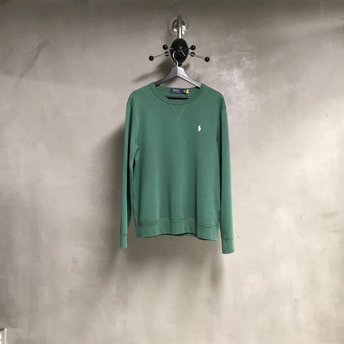 폴로 랄프로렌 QR 맨투맨 그린 M 상품이미지1