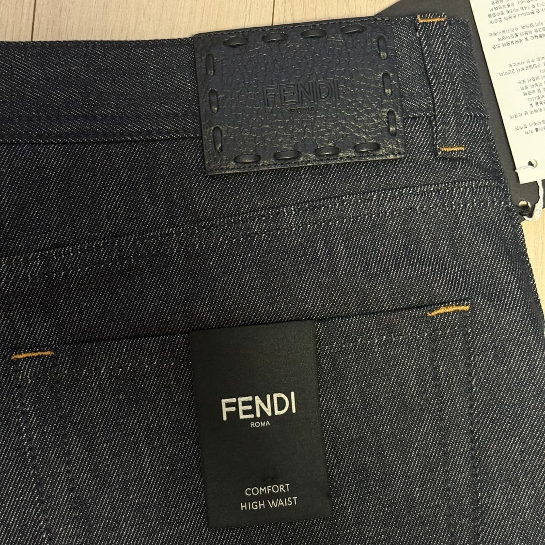 Fendi 펜디 청바지(생지) 컴포트 스트레이트 핏 34x34 상품이미지7