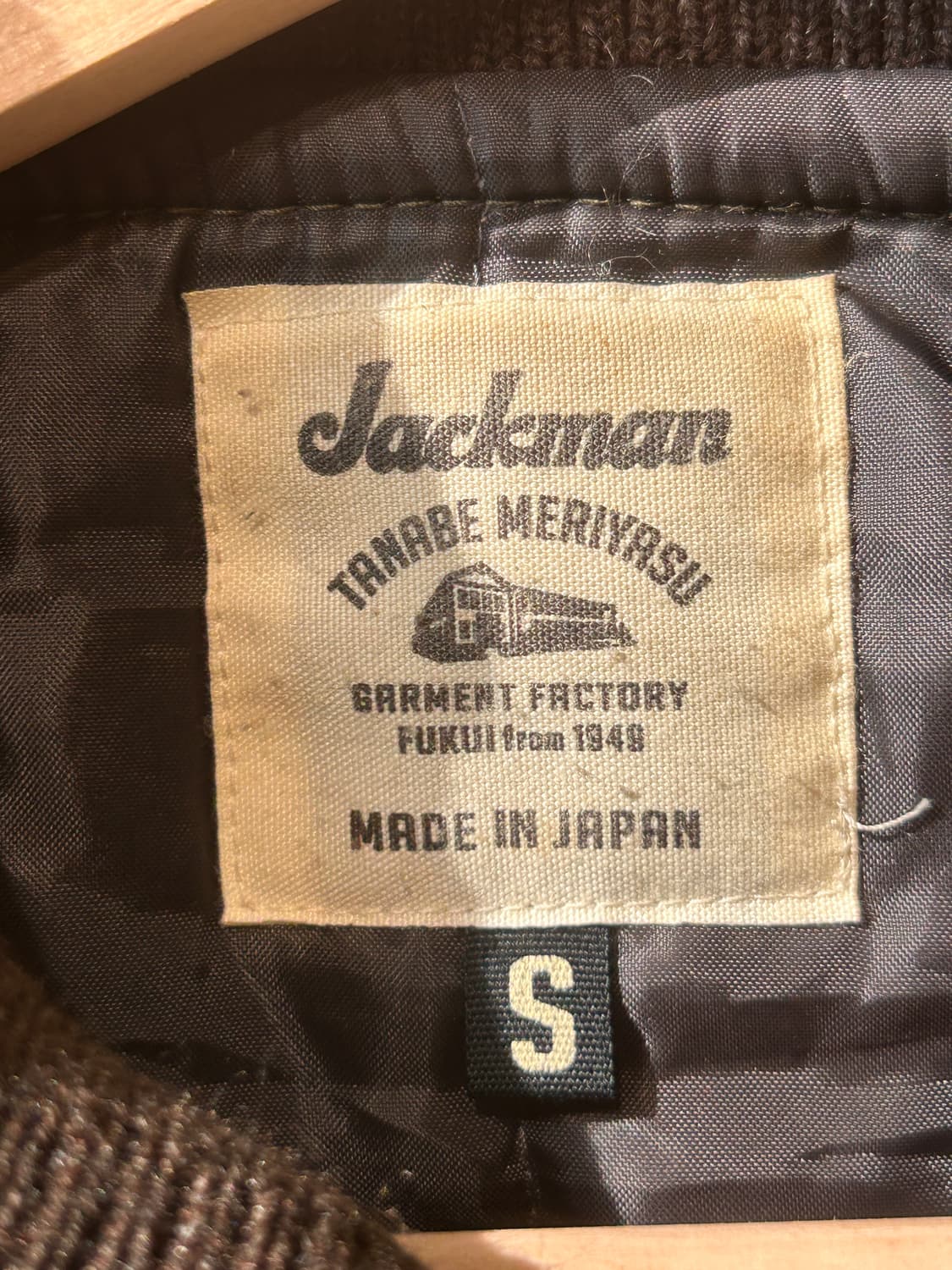 잭맨 재팬 패브릭 울 자켓 made in Japan 상품이미지9