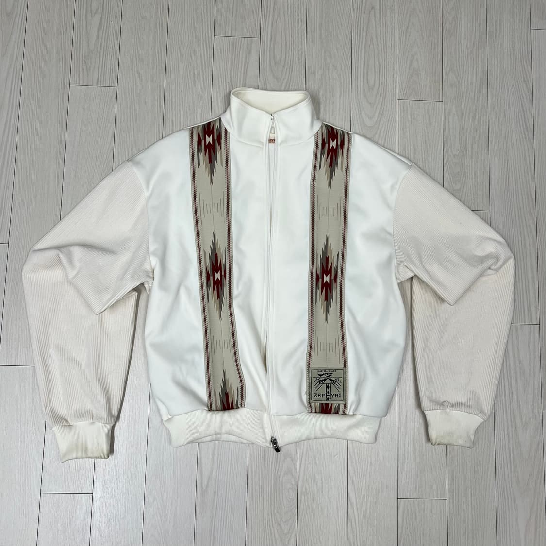 캐피탈 스무스 저지 코치 & 제피르 트랙 자켓 화이트 4size 상품이미지2