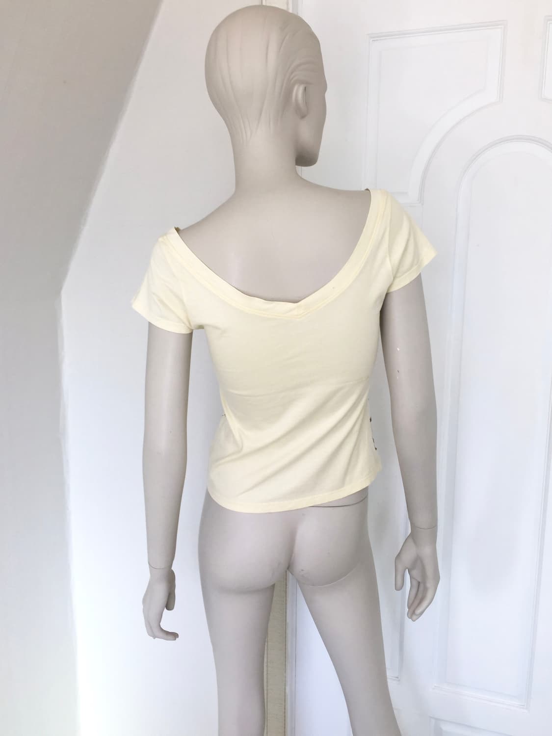 Cream Sequin Embellished Top 상품이미지5