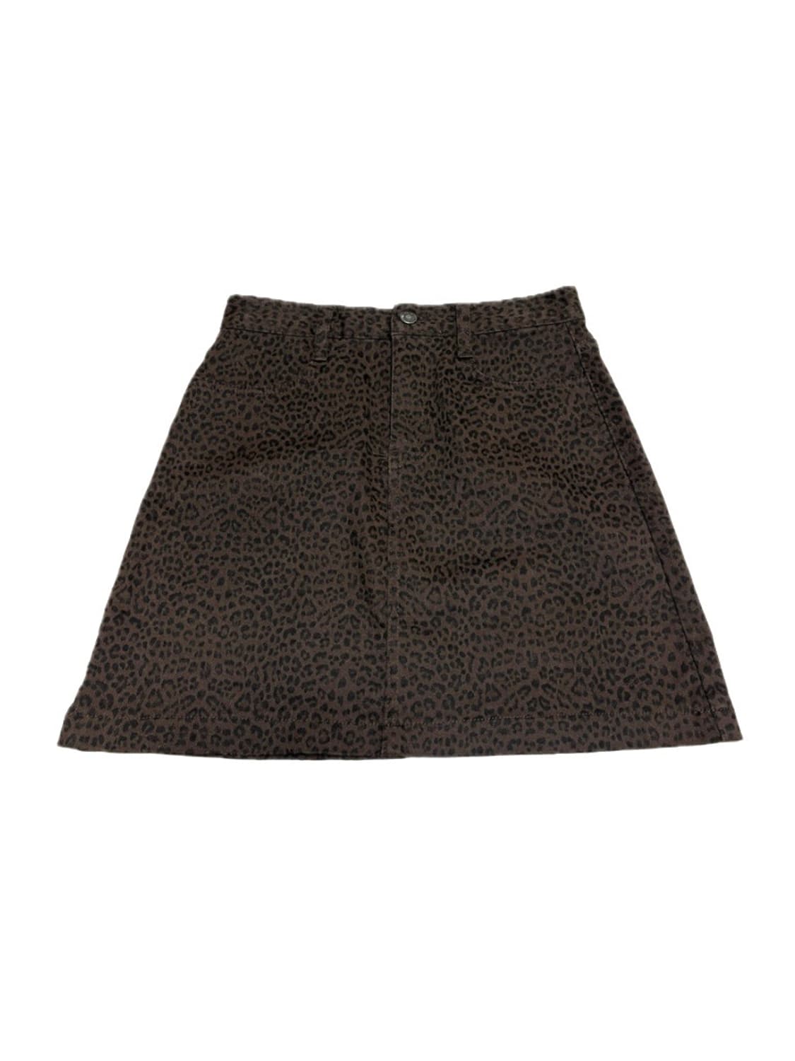 레오파드 미디 스커트 상품이미지1