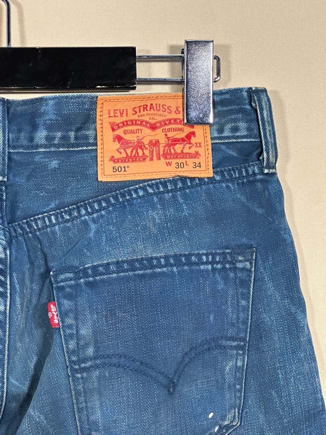 리바이스 501 더티워싱 스트레이트 처분  상품이미지2