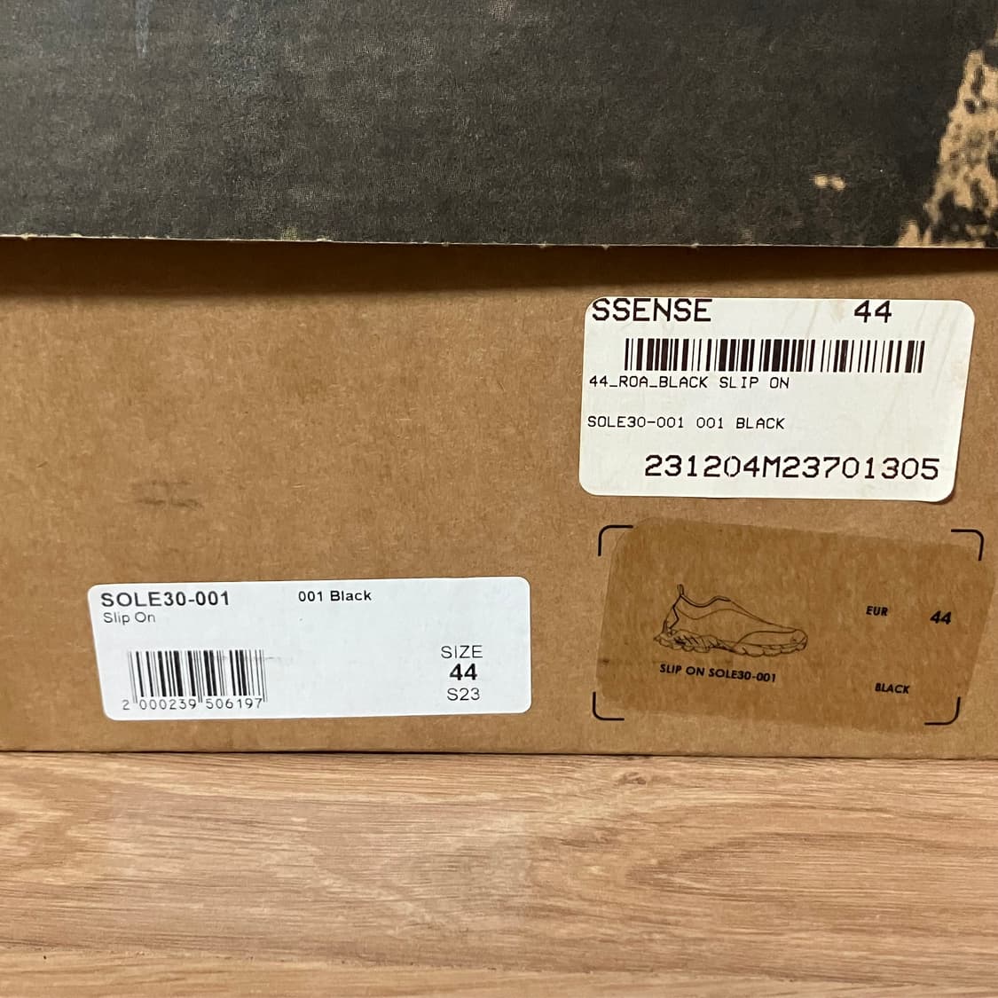 로아 하이킹 슬립온 블랙 상품이미지2