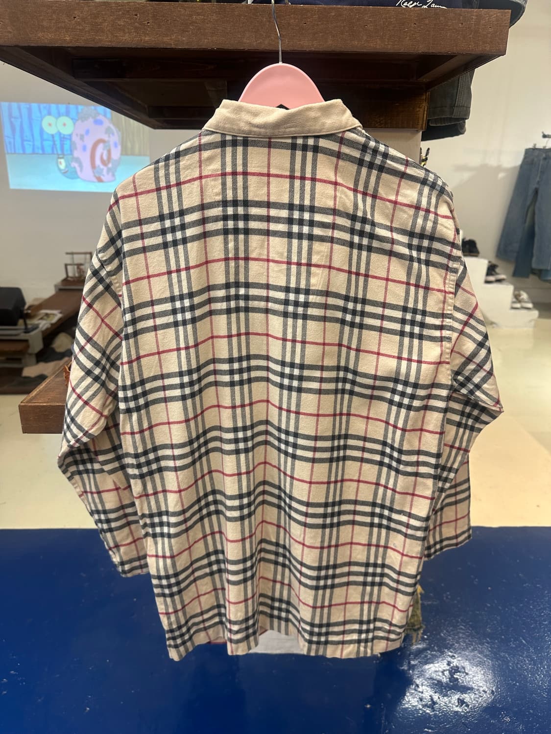 Burberry 버버리 체크 반팔셔츠 상품이미지6