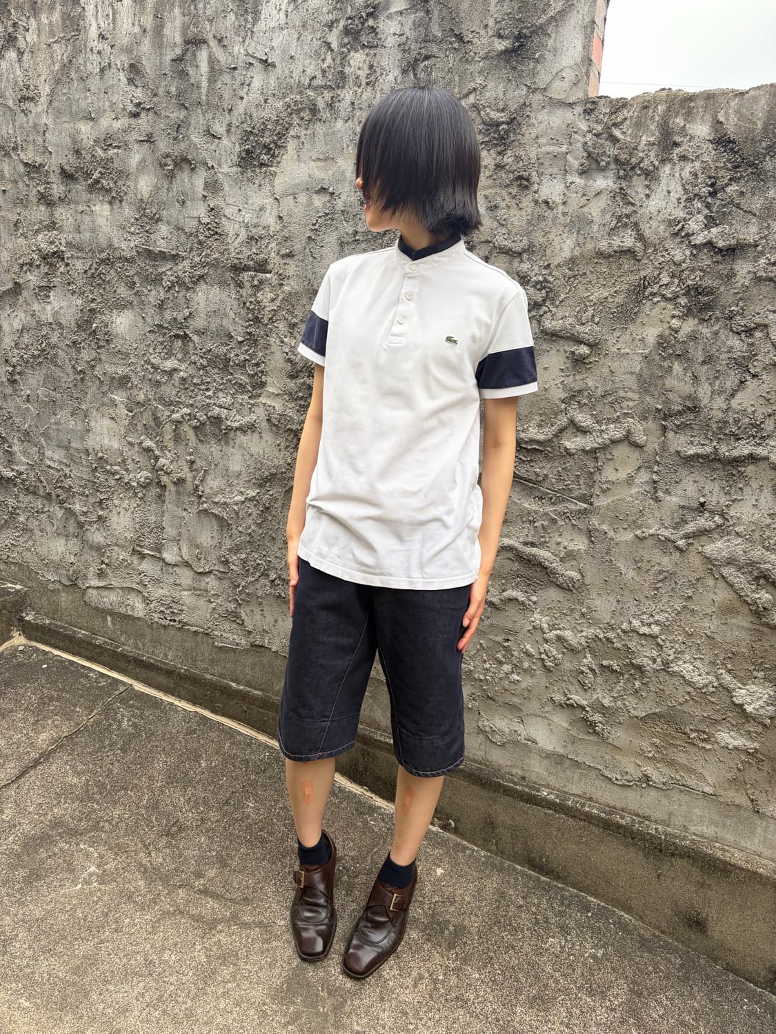 Lacoste 배색 밴드카라 PK 반팔 상품이미지4