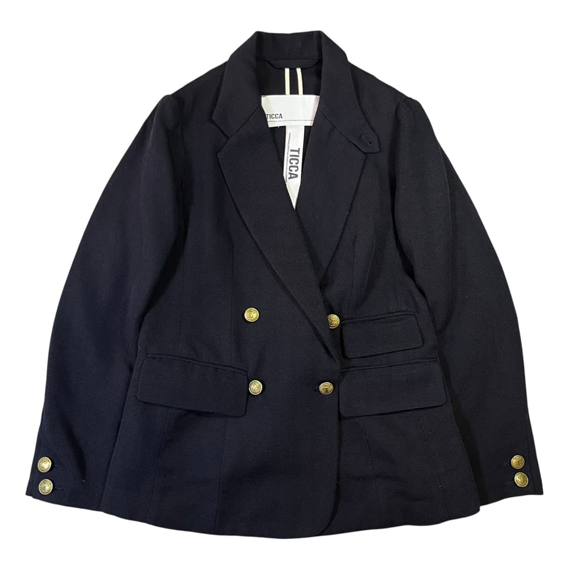 TICCA  금장 더블 블레이저 자켓 상품이미지1