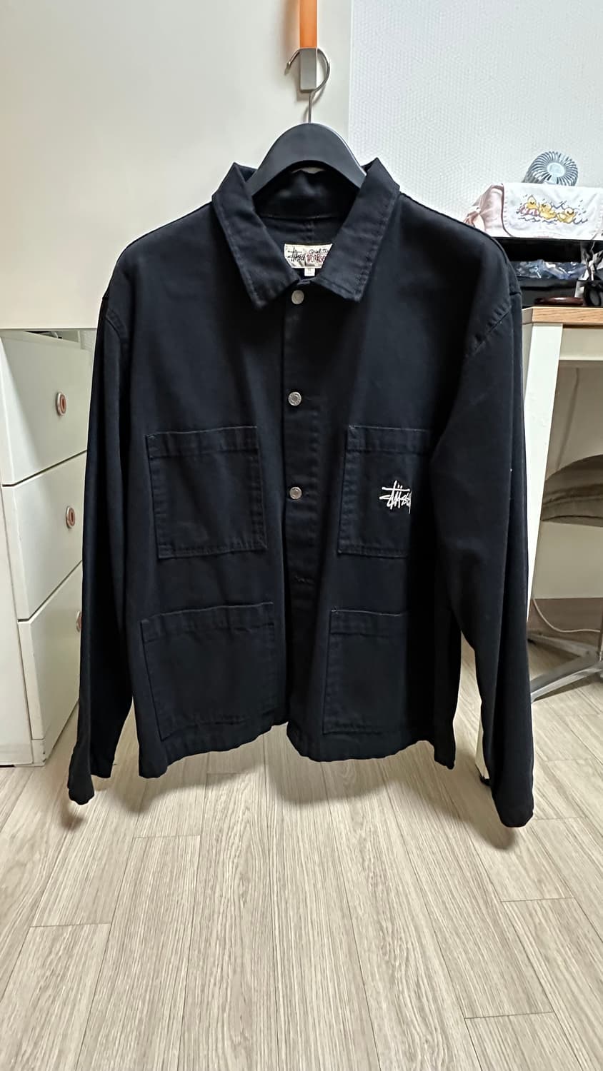 스투시 워크기어 블랙 자켓 XL 상품이미지1