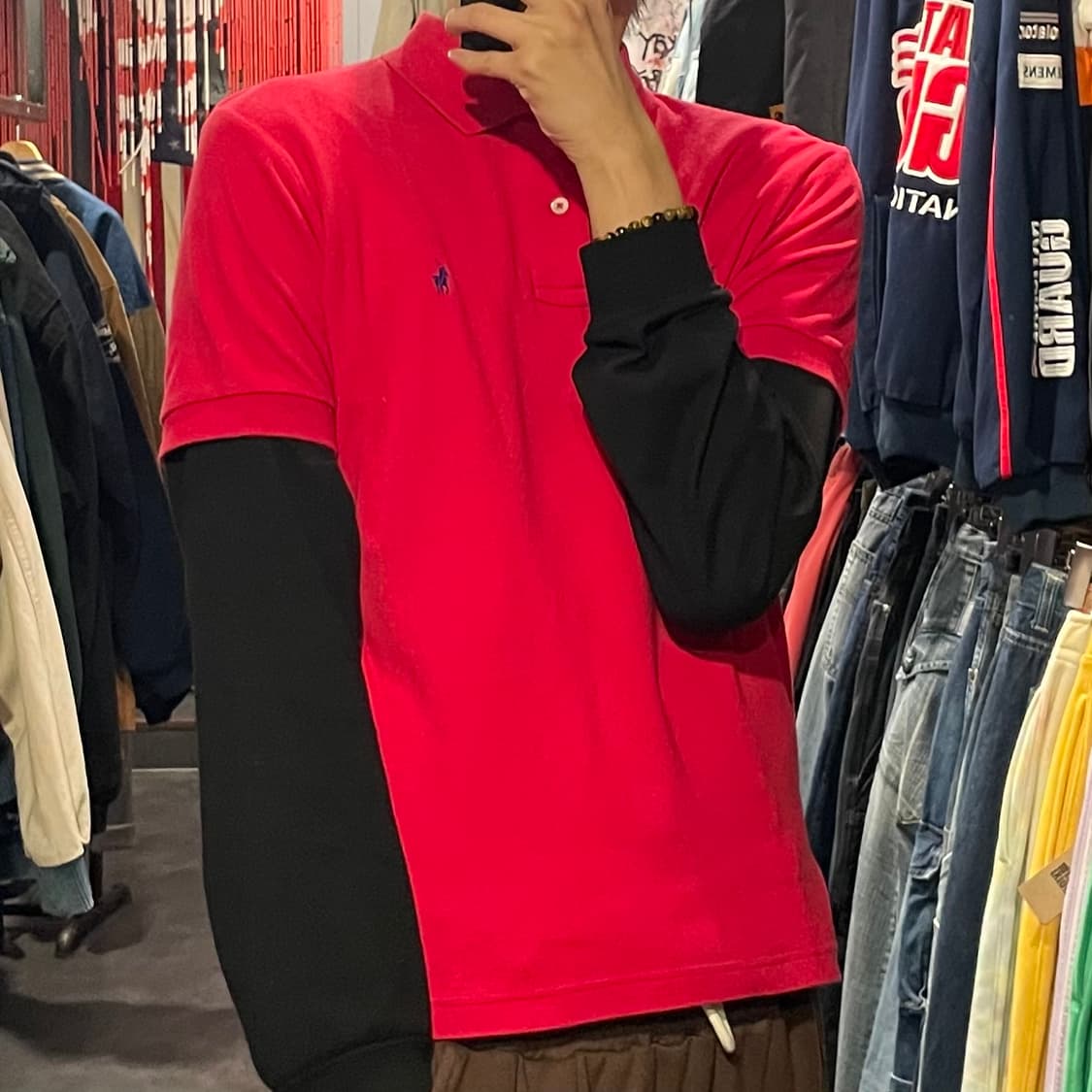 [IM] Polo 폴로 레드 카라 반팔 상품이미지5