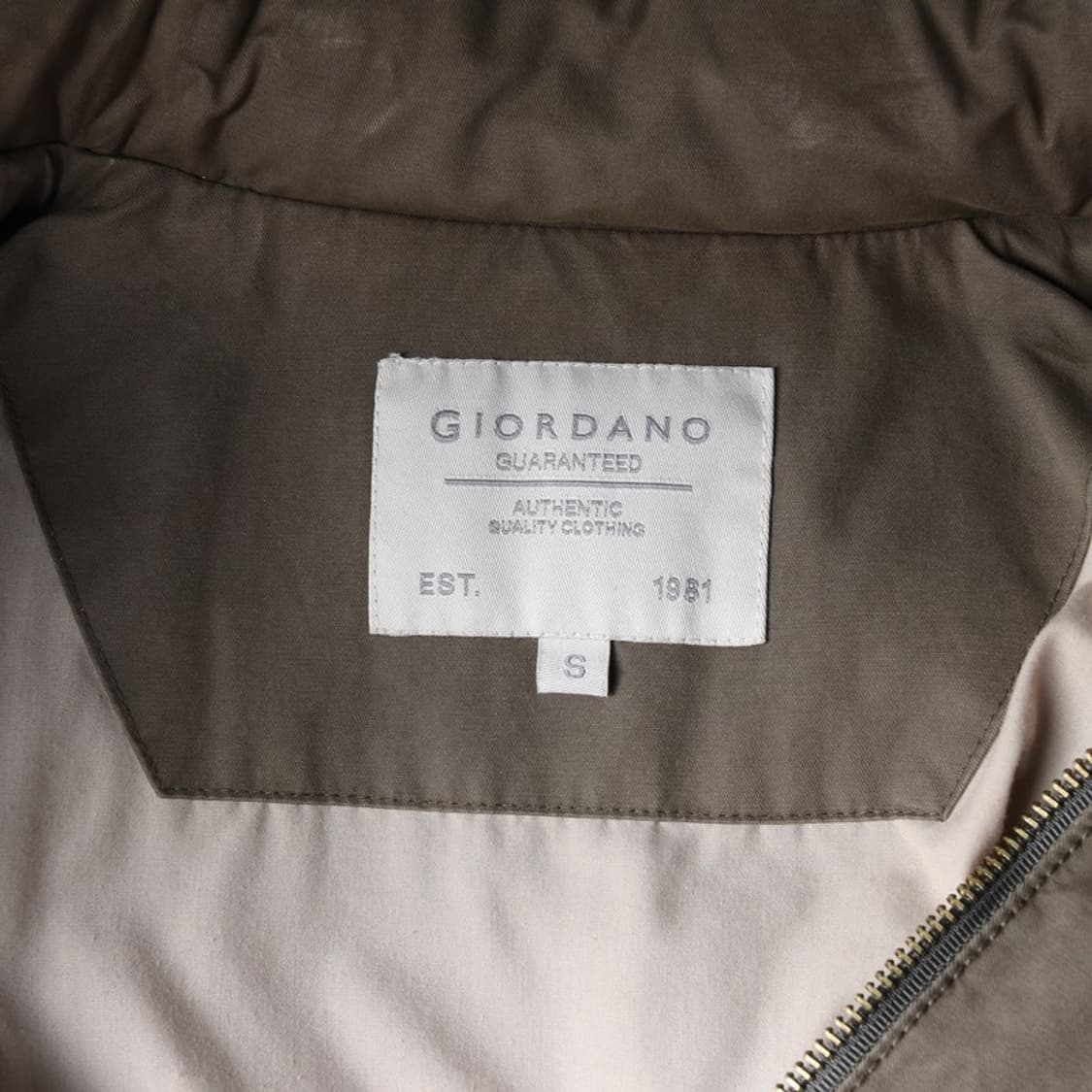 지오다노 우먼즈 필드 야상 자켓 카키 S 상품이미지6