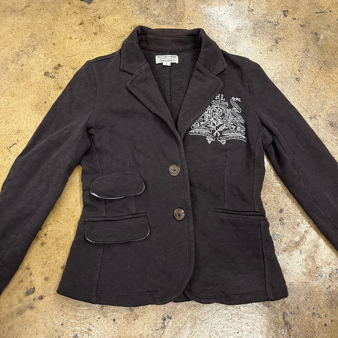 폴로 진스 브라운 빈티지 자켓  상품이미지3