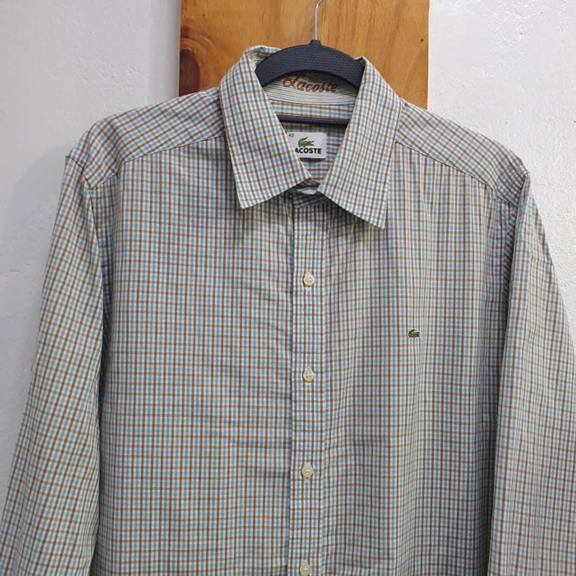 라코스테 긴팔체크셔츠(105) 상품이미지2