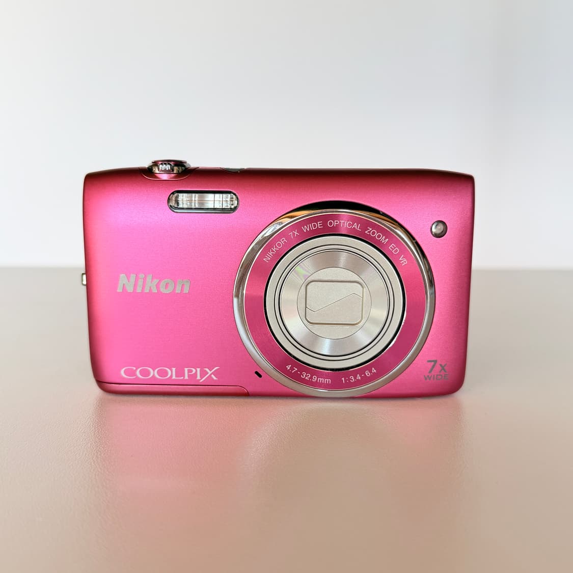 🌸사쿠라픽 미품🌸니콘 쿨픽스 S3500 핑크　빈티지디카 상품이미지3