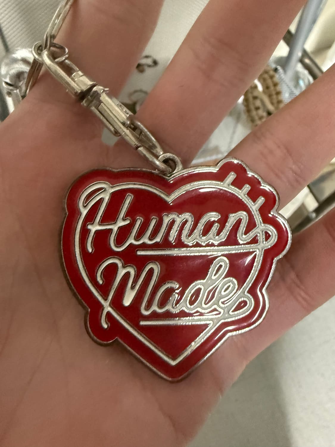 휴먼메이드 하트키링+휴먼메이드 카라비너 상품이미지1