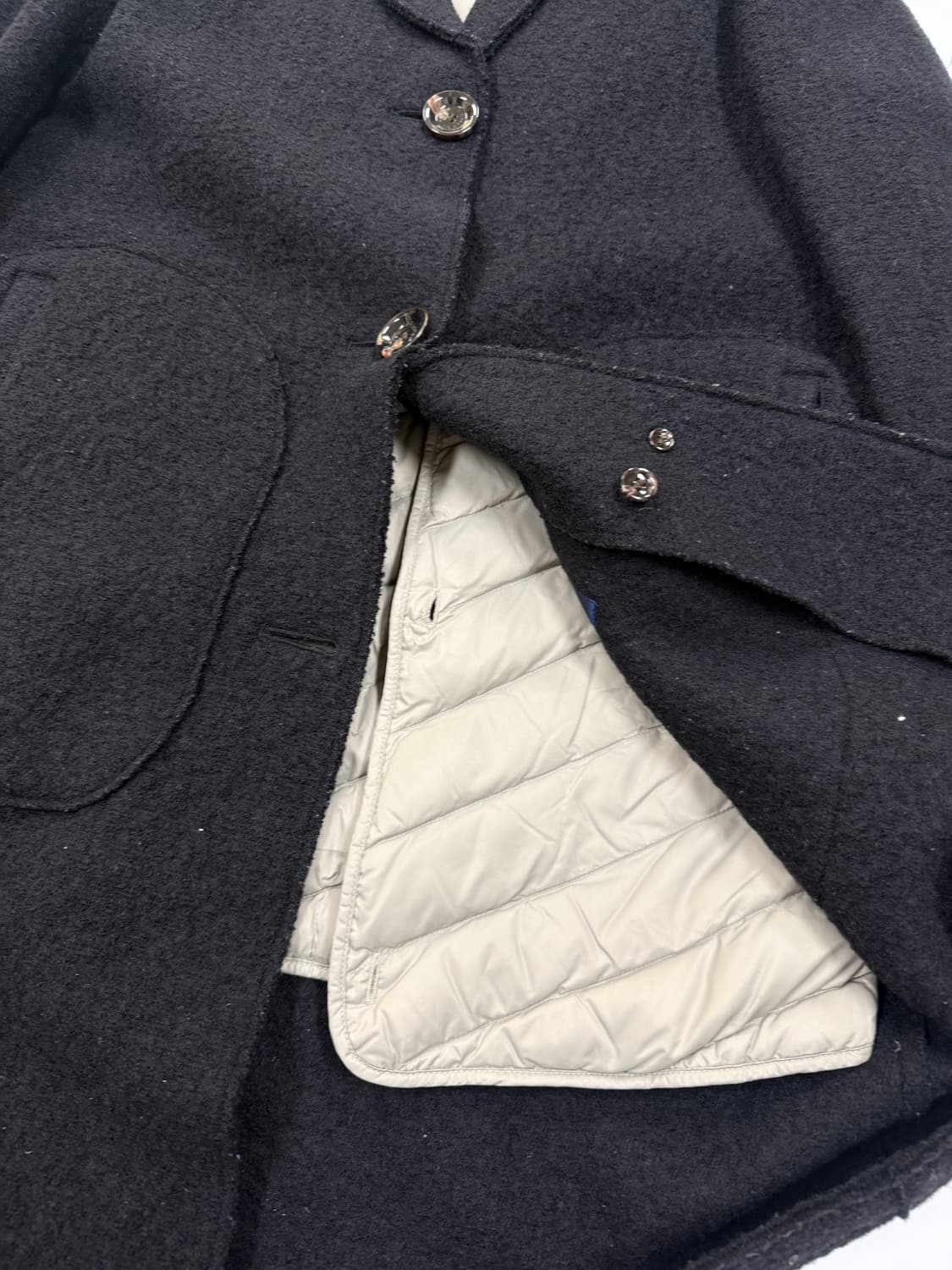 Pespow 나일론 싱글 코트 상품이미지5