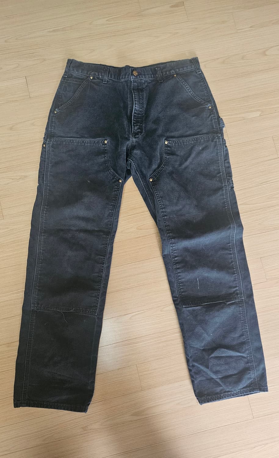 칼하트 더블니 블랙 34(실측 참조) 상품이미지1