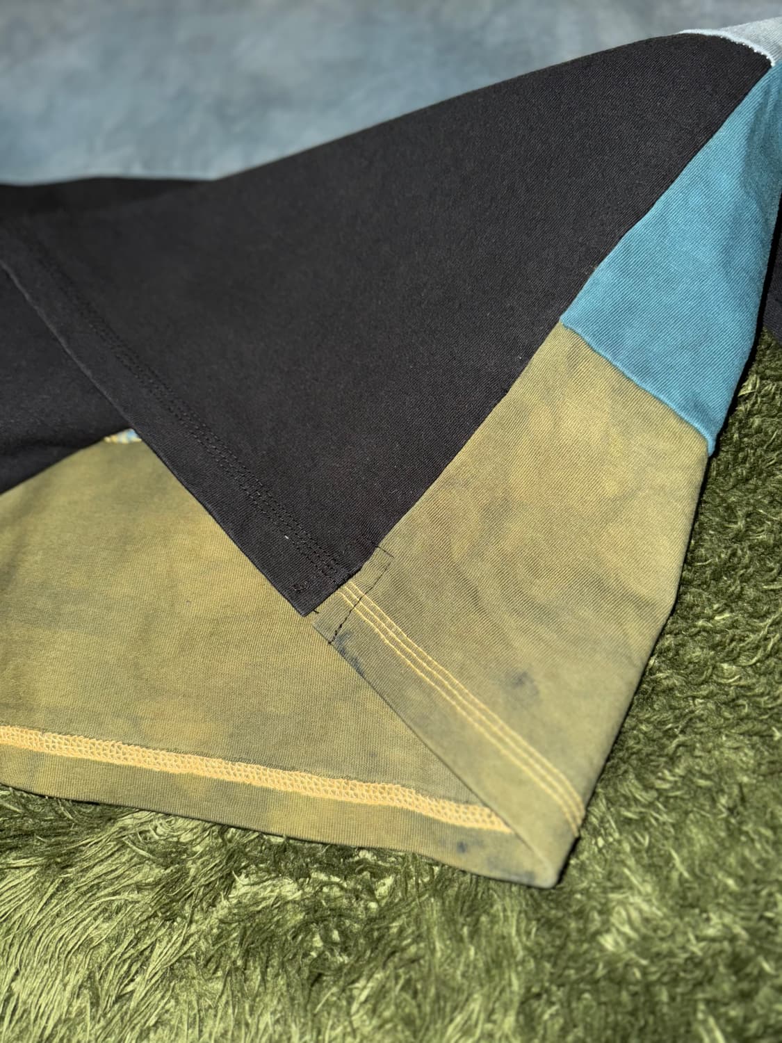 [XL] 리오버 핸드 다잉 리워크 트리플 스티치 롱슬리브 상품이미지7