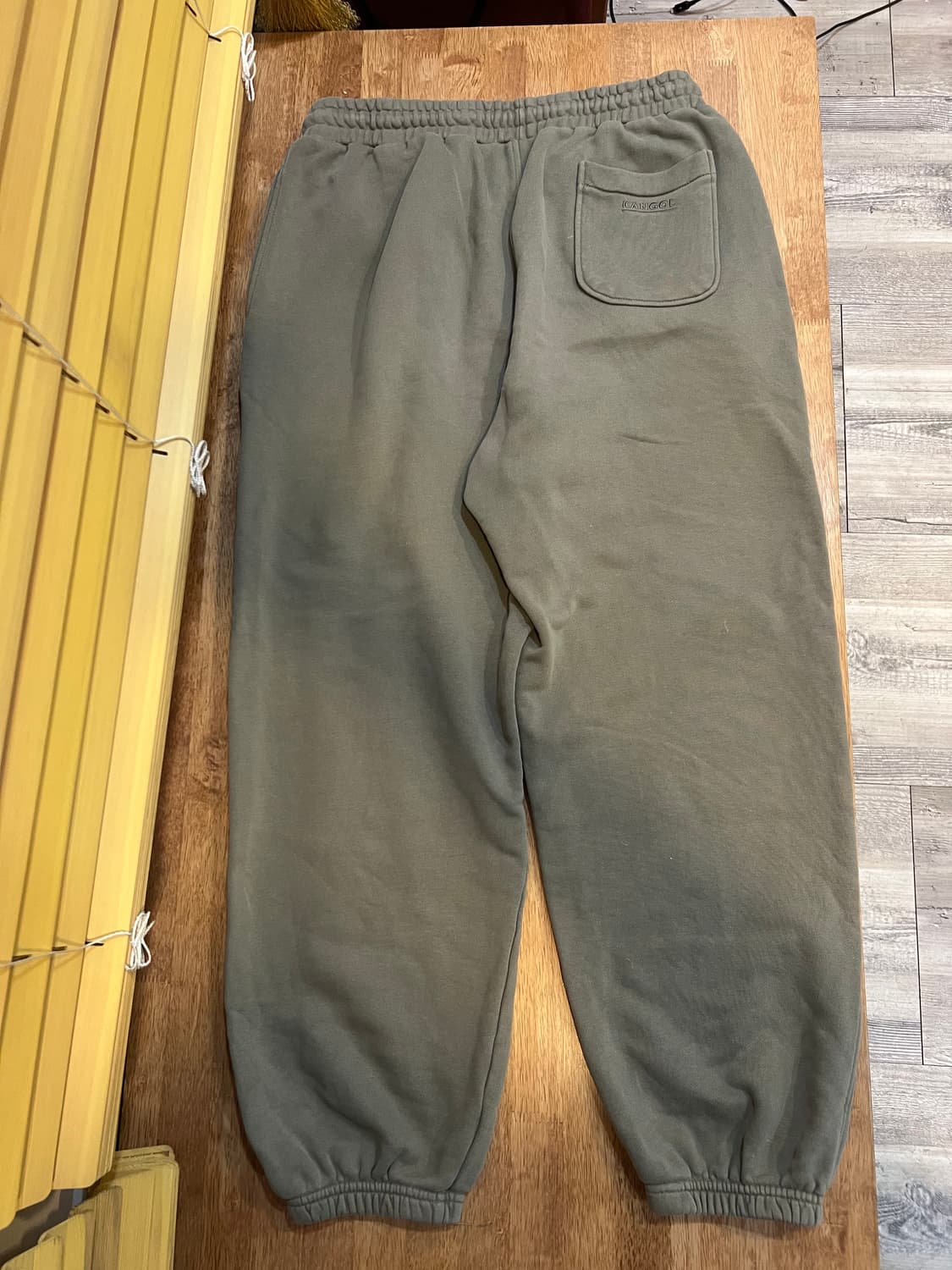 캉골 남성 카키 트레이셋업 집업티셔츠 조거팬츠 상품이미지8