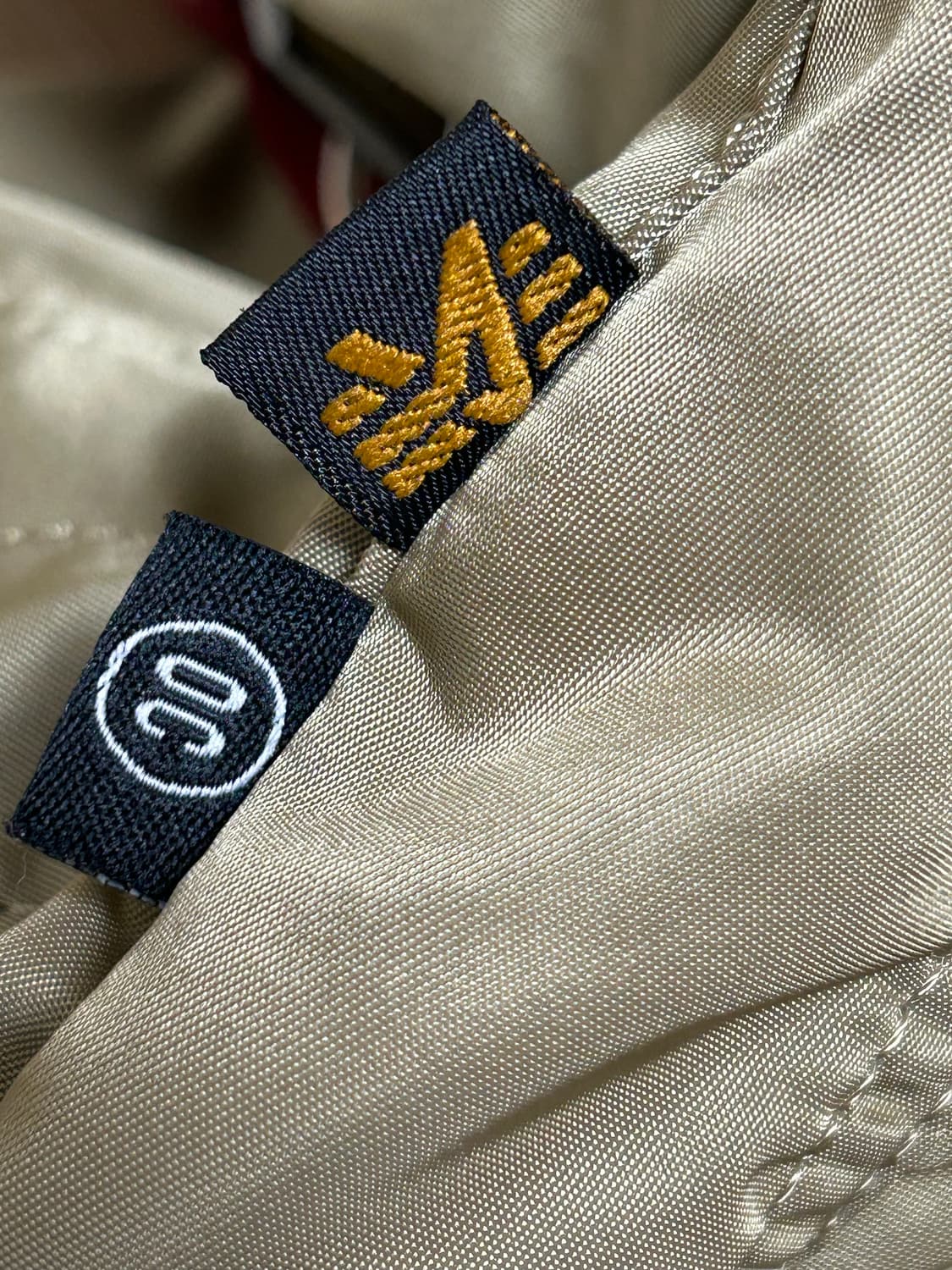 알파인더스트리 오프닝 세레모니 골드 실버 리버시브 ma-1 상품이미지7