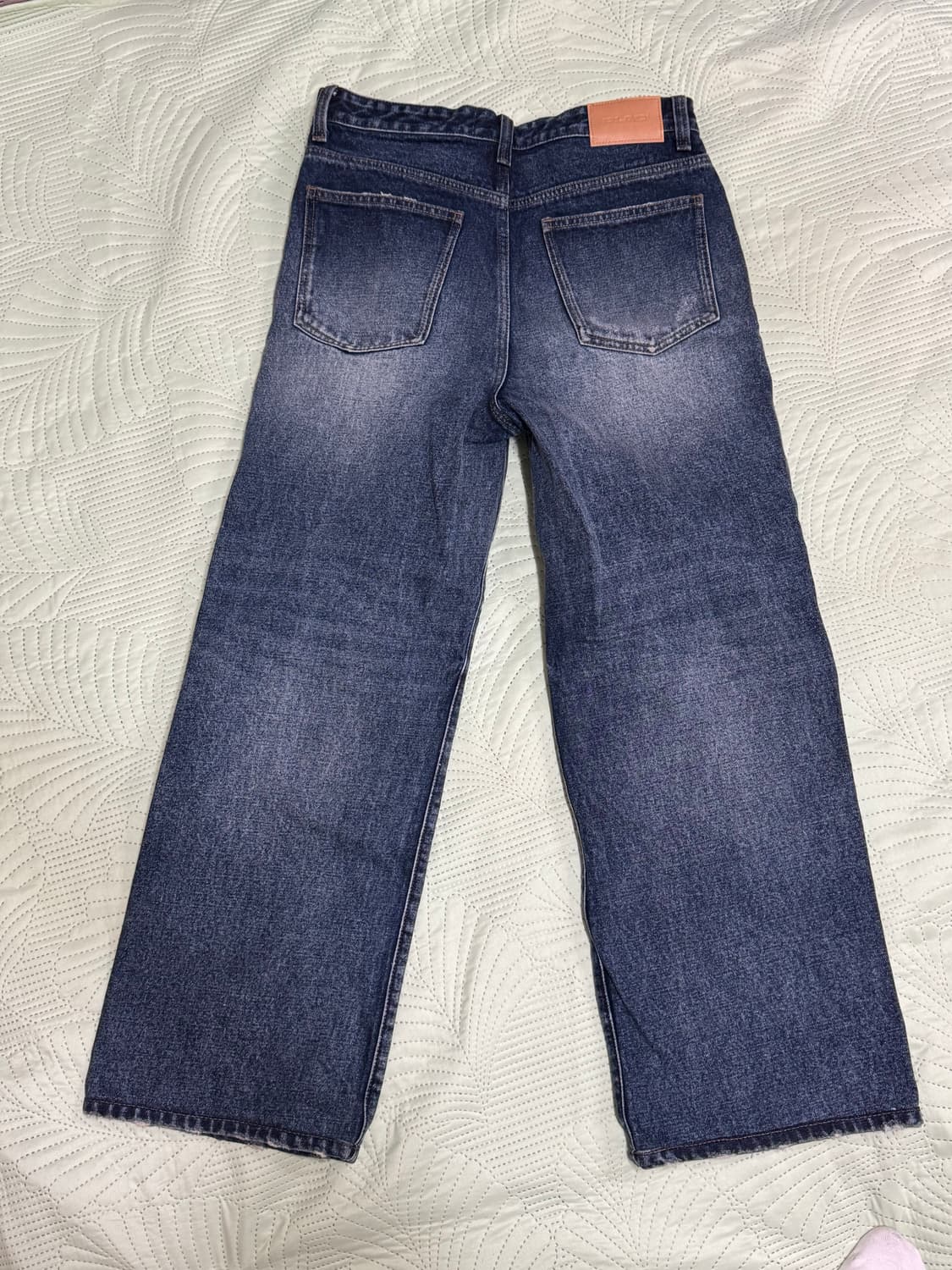 플랙 워시드 와이드 팬츠 상품이미지1