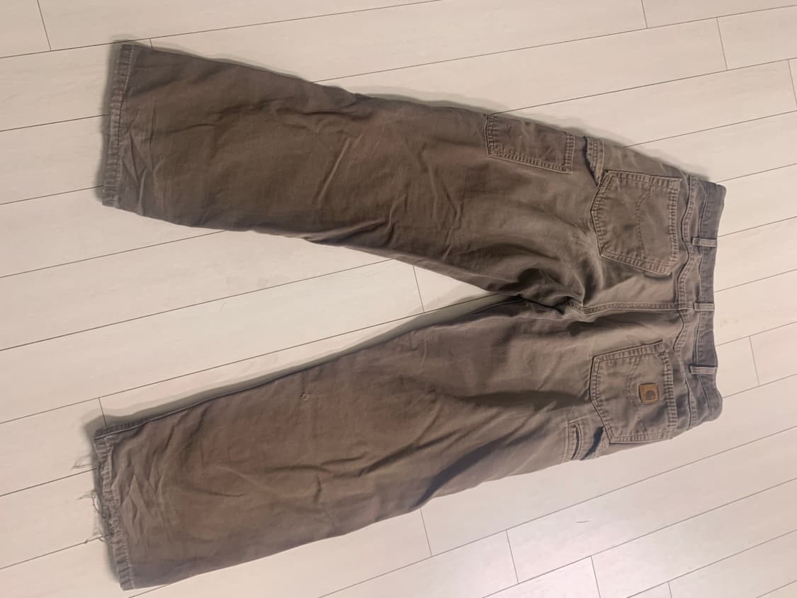 빈티지 칼하트 싱글니 카펜터팬츠 브라운 34x30 상품이미지2