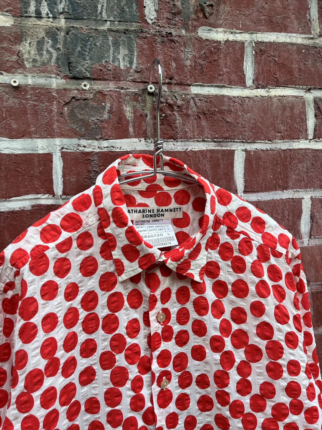 KATHRINE HAMNETT LONDON 폴카 도트 셔츠  상품이미지3