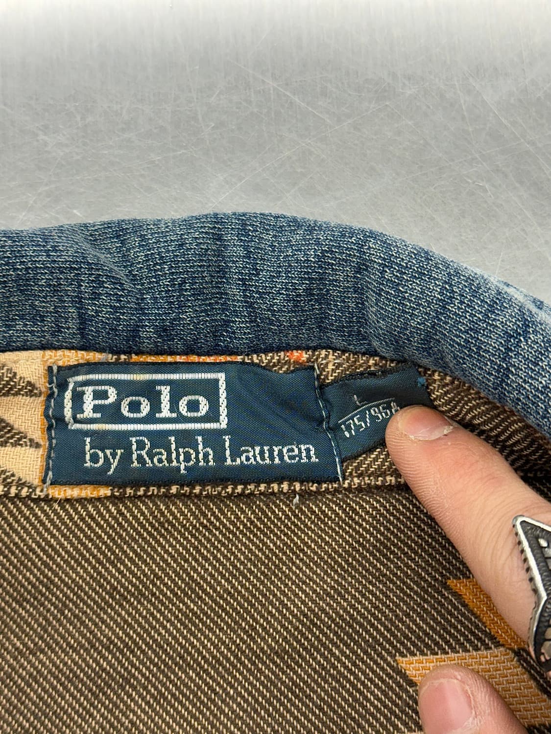 폴로 랄프로렌 나바호 잼스톤 데님 웨스턴 셔츠 상품이미지7