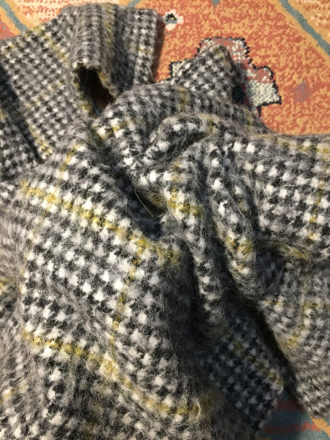 새상품 아워레가시 모헤어 슈렁큰 풀 집업 상품이미지9