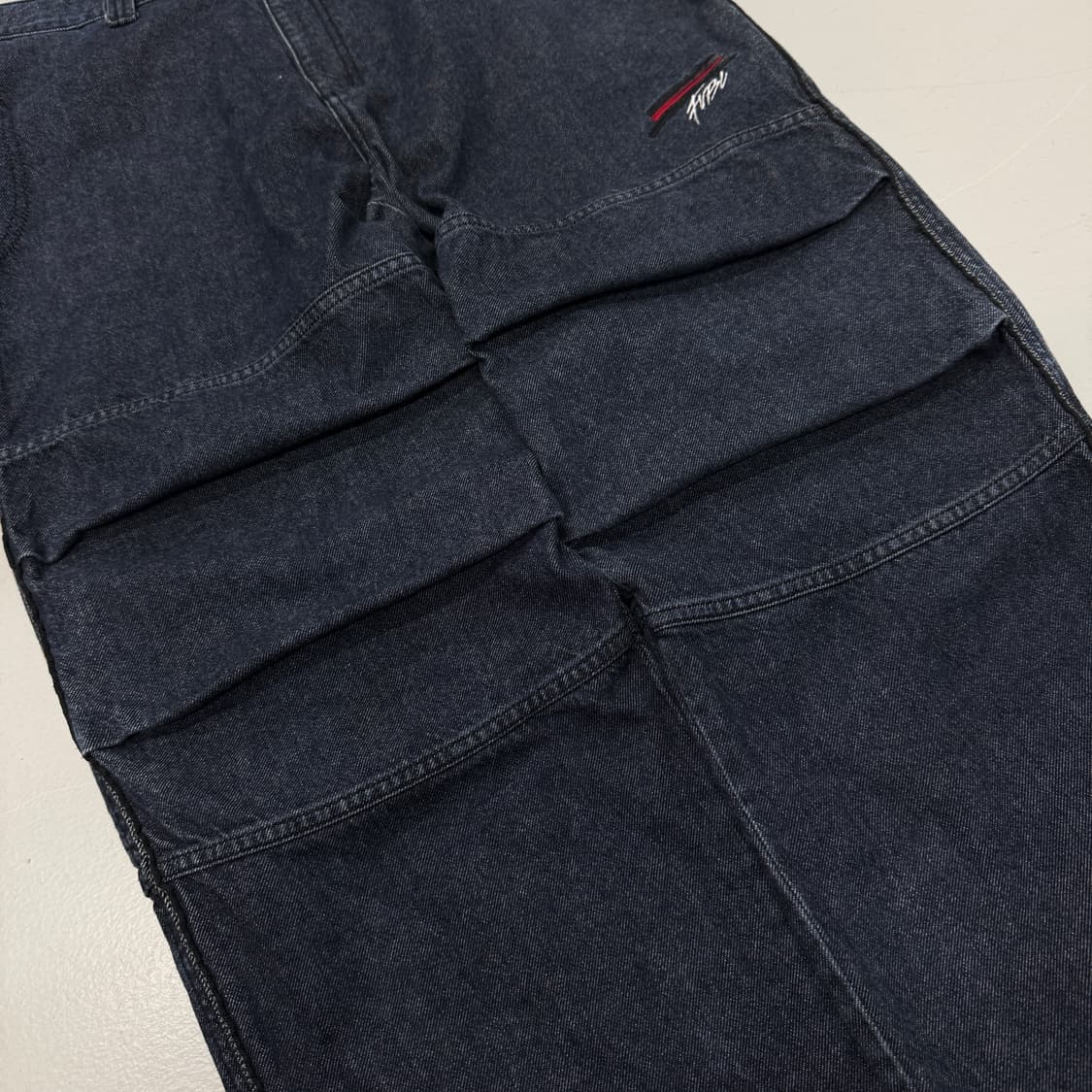 FUBU 후부 힙합 더블니 올드스쿨 새깅 데님팬츠 상품이미지6