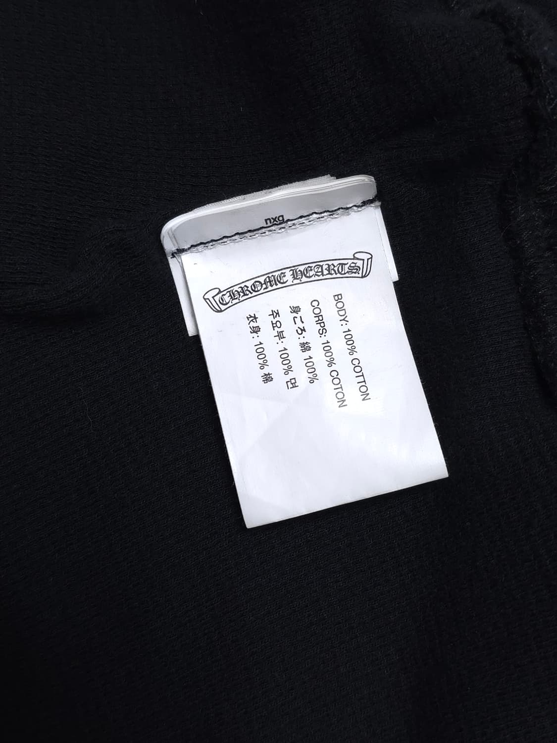 [XXL] 크롬하츠 홀스슈 플로랄 후드집업 헤비웨이트 블랙 상품이미지7