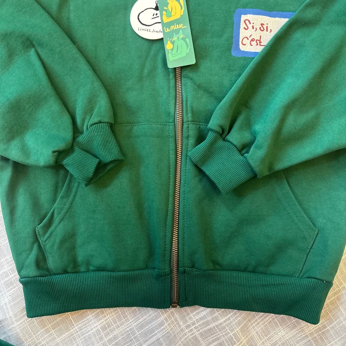 리미떼두두 그린 포인트 셋업(2XL)       상품이미지5