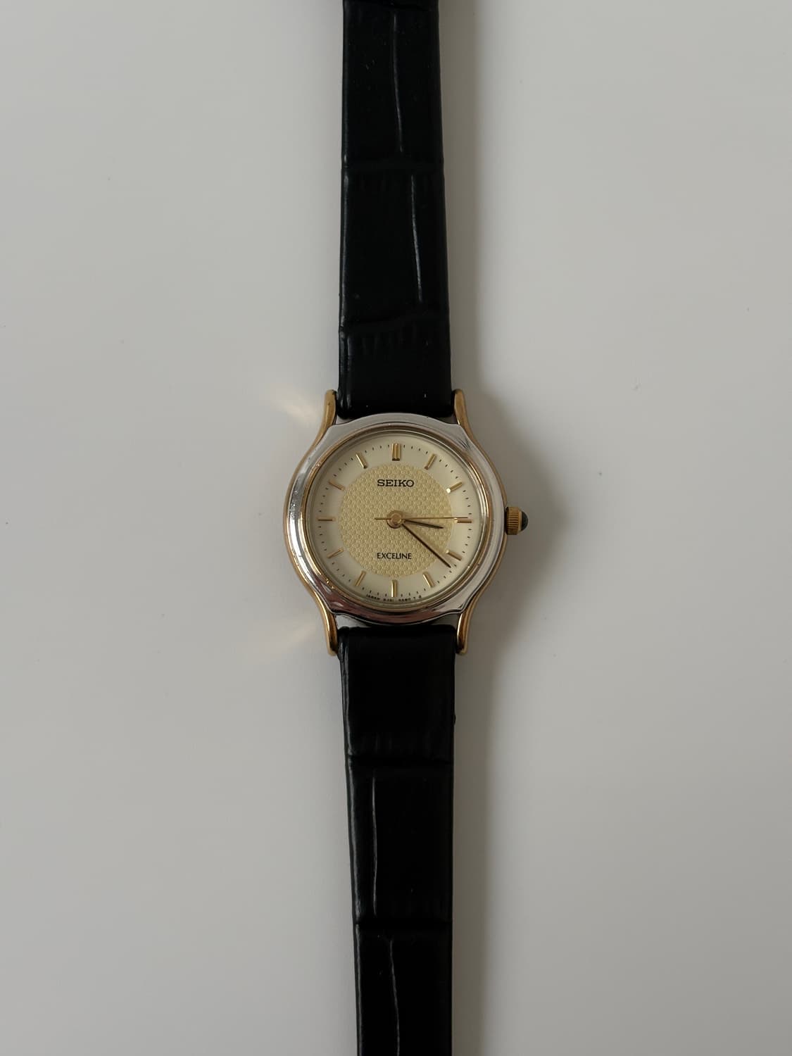 90s Exceline Silver Bezel Ladies Quartz 상품이미지3