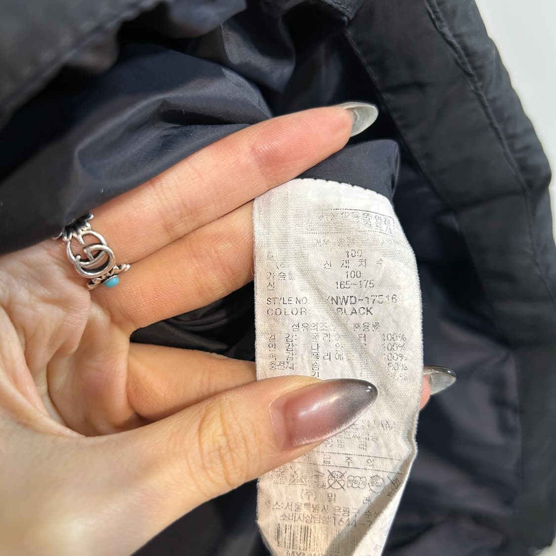 밀레 남성 구스다운 롱패딩 100 상품이미지3