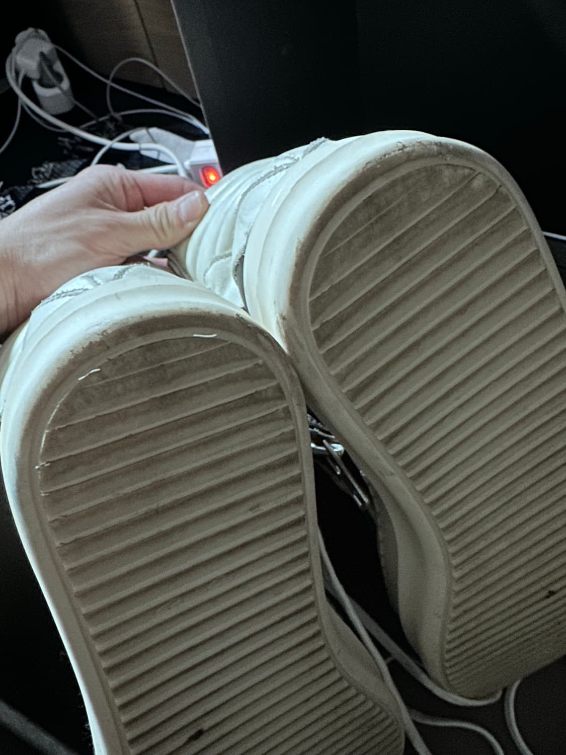 릭오웬스 지오바스켓 41.5 size 밀크블랙 상품이미지5