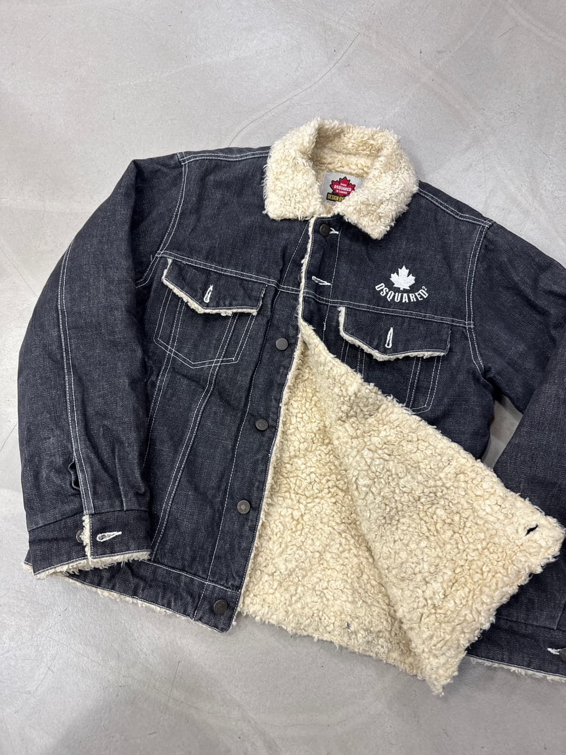 디스퀘어드 양털 청자켓 상품이미지3