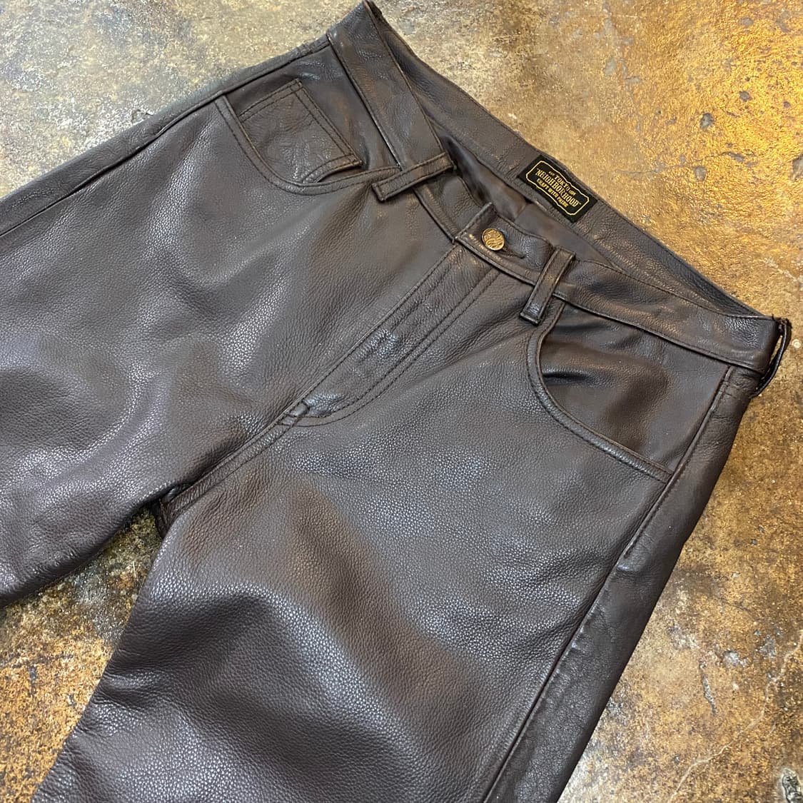 (M)네이버후드 가죽 팬츠 상품이미지3