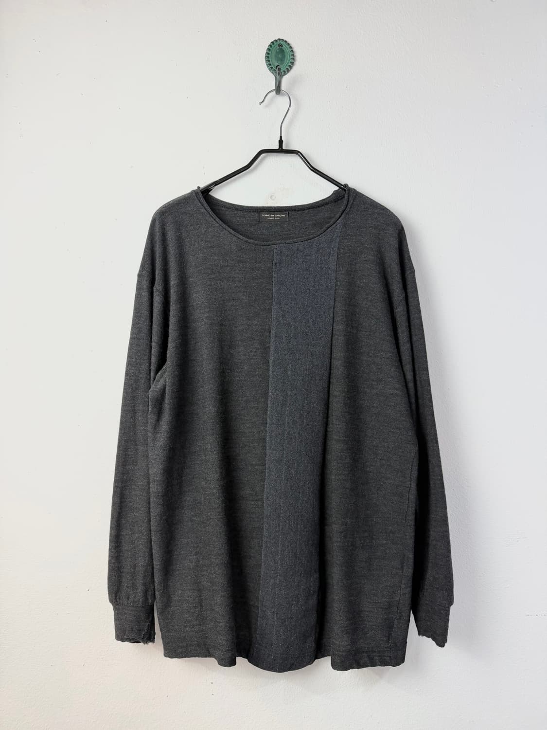 90s 꼼데가르송 옴므플러스 패널 니트  상품이미지1